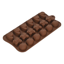 Chocolate Candy Mold Cute Silicone Baking Mold Reusable for Ice Cube Jelly Pudding CC-082