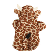 Dog Hoodie Winter Jacket Cute Fun Giraffe Design Warm Puppy Hoodie Winter Coats for Small Dogs Cats Pets M