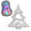 colorful LED Christmas tree light, plug-in ornament, DIY decoration. 1
