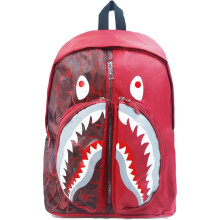 Graffiti Shark Backpack Personalized School Bag Bookbag Travel Bag Casual Daypack Halloween Christmas Birthday Gift for Teens Men Women
