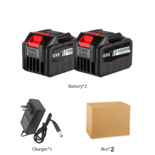 Batterie au lithium rechargeable 21V 2x30000mAh, compatible outils électriques Makita Dewalt
