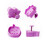4-Pack 3D Spring Cookie Molds for DIY Halloween Fondant Making (Halloween Set) 4