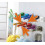 Set mit 10 Kleiderhaken (Aluminium, quadratisch, orange) 2