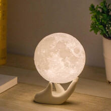 3d Moon Lamp Led Bedside Lamp Girl Child Lamp Wireless Rechargeable Adult Night Light Adult Projector Sky Star Gift Men Christmas Gift Women Birthday
