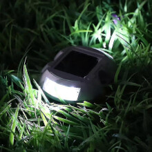 Xmas Lights Christmas Solar Road Stud Aluminum Pressure Resistant Fire Safety Road Indicator Street Lamp