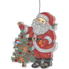 Christmas Fairy LED Wall Lamp - DIY Diamond Painted Neon Light with Suction Cup