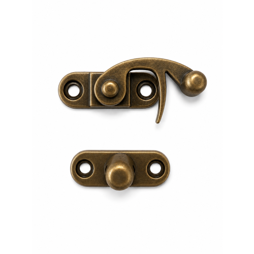 Set med 30 metalllås (storlek 2, brons)