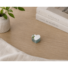 Set di 30 piccoli specchietti a forma di cuore (3x30 mm, argento)