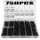 750 Stück Blechschrauben-Sortiment, Rundkopf, schwarz, 2,5–4,0 mm 1
