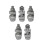 5Pcs Solar PV Grounding Clamp  Protection Earth Clip Bracket Ground Terminal for Solar Panel Wire Connection 1