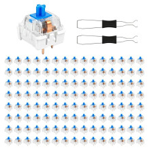 120 Pcs Mechanical Keyboard Switches 3-Pin Tactile Compatible with Most Gaming Keyboards, Including 2Pcs Puller