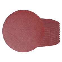 10 PCS 9 Inch 120 Grit Sanding Discs for Hand Radial Sander - 9"" Round Hook & Loop Sandpaper for Hand Sanding Tool