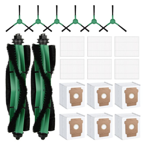 20 Pcs Replacement Kit for   Q052-Vac2/105/105x/104 Vacuum for Robot Vacuum and AutoEmpty Dock
