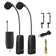 Drahtloses Mikrofonsystem für Cello - Ansteckbarer Instrumentensender und -Empfänger für Cello