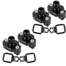 Conjunto de 4 Anéis de Fixação em D para UTV e ATV, Compatíveis com para Cforce Zforce Uforce 1000 950 800 600, Acessórios para Amarração de