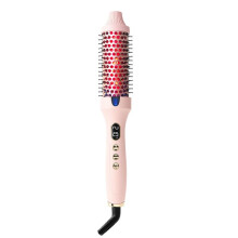 Thermal Brush for Short Hair - Small Curling Brush in for Effortless Styling EU Plug