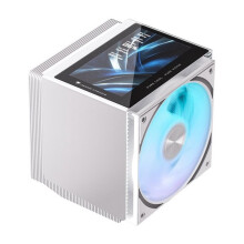 KF720 Luftgekühlter CPU-Kühler 4-PIN PWM 5V 3-PIN ARGB mit 5-Zoll-LCD-Bildschirm Dual- 7 Heatpipes Doppellüfter 12025 B
