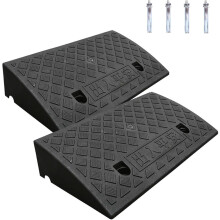 2 Pack Portable Lightweight Kerb Curb Ramps, for Driveway, Sidewalk, Car, Scooter
