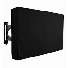 Funda protectora impermeable para televisores de exterior de 70 a 75 pulgadas, fabricada en tela Oxford, resistente a la intemperie.