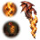 Απλίκα τοίχου Dragonfire Guardian - Γοτθική Φανταστική Φωτιστική Λάμπα με Κεφαλή Δράκου 1
