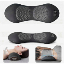 3-in-1 Lumbar Support Pillow Heated Ergonomic Memory Foam for Lower Back Pain Relief