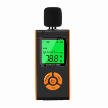 Geluidsmeter voor binnengebruik met responsselectie, digitale geluidsniveaumeter en schermweergave voor dagelijkse taken op kantoor, school en in