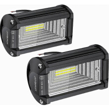 LED-Arbeitsscheinwerfer, 24 LEDs, Offroad-Zusatzscheinwerfer, 72 W, 6000 lm, Autoscheinwerfer, 12–24 V, 6500 K, IP67 wasserdichte Rückfahrscheinw