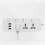 Πολύπριζο ΗΠΑ/ΕΕ με 3 πρίζες και 3 θύρες USB, προστασία από υπερτάσεις 5V2.1A 2