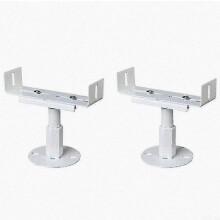 In hoogte verstelbare radiatorvoeten, 1621 cm aluminium beugels, set van 2, bestand tegen zoutnevel
