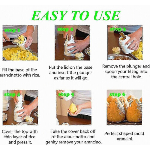 Arancini Rice Ball Maker Mold for Stuffed Meat Balls DIY Kitchen Tool 2