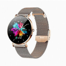 T8 Smartarmband voor dames met HD-display voor sport, gezondheid, stappen tellen, hartslag, bloeddruk en meer.