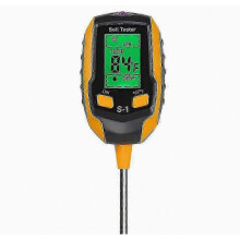 Bodem pH-meter, 4-in-1 bodemvochtigheidsmeter, digitale plantvochtigheidsmeter met pH/temperatuur/lichtmeting, bodemvochtigheidsmeter