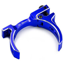 36-38 mm RC-Motor-Lüfter-Kühlkörperhalterung für 1/10 RC 540 550 3650 3660 für KKPIT Motor-Upgrade-Ersatzteile Blau