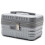 Portable Cosmetic Suitcase Bag with Code Lock - Large Capacity Travel Toiletry Organizer Grey 1