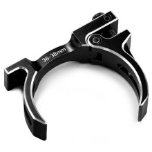 36-38MM RC Motor Cooling Fan Heatsink Holder Bracket for 1/10 RC 540 550 3650 3660 KKPIT Motor Upgrade Spare Parts Black