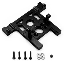 Supporto Motore con Cuscinetti In Alluminio, Parte di Ricambio per Rustler Slash 4x4 4WD LCG 1/10, Parti di Ricambio RC, Colore Nero.