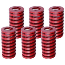 Molla per Matrice di per Media Resistenza,Diametro Esterno 1,18" X Diametro Interno 0,63" X Lunghezza 2,36",Rossa,Acciaio di Alta Qualità per
