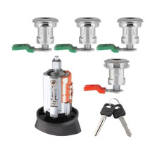 Deurslotcilinders en Contactsleutels voor E150 E250 E350 Econoline Bestelwagen 1997-2020 LC6177 703369 597638