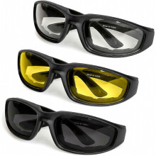 Modische Motorrad-Rennbrille, blendfrei, winddicht, Vintage-Brille für Damen und Herren, Augenschutz-Sonnenbrille