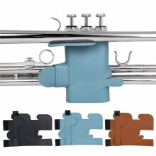 Trumpet Valve Guard Protective Cover Trumpet Piston Key Protector Pad Brass Instrument Valve Protection Sleeve Black