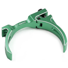 47-49mm Metal Fan Holder for 1717 4985 Motor Cooling Fan for 1/5 ARRMA Kraton Outcast RC Car Upgrade Parts Green