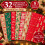 32 Christmas Wrapping Paper Sheets Contemporary 8
