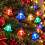 Premier Retro Bell Christmas Lights 80 LED Multicoloured 4