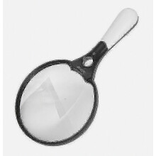 Loupe avec éclairage, loupe extra large de 13,7 cm (5,4 pouces), 3 LED lumineuses