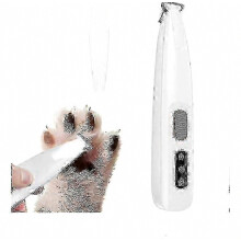 Paw TrimmerNew Dog Paw Trimmer with LED Light Fully Waterproof Pet Hair Trimmer with LED Display Dog Clippers for Grooming 18mm Widen