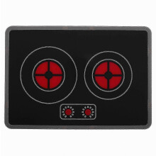 Plaque à induction réaliste avec effets lumineux, jouet de cuisine pour enfants, modèle réduit de plaque à induction de dessin animé.