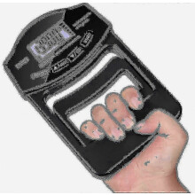 Tester di forza di presa, 396 libbre/180 kg Dinamometro manuale digitale Misuratore di forza di presa USB Schermo LCD Edizione dinamome