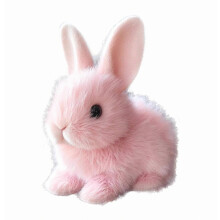 Lapin en peluche électronique, compagnon en peluche qui saute et émet des sons, peluche douce, jouet idéal pour Pâques, pour les garçon