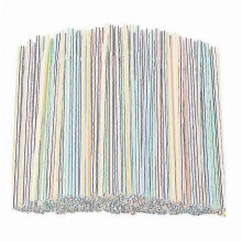 1000 pajitas de plástico para beber. Protección del medio ambiente y seguridad. Pajitas de plástico flexibles para beber, ideales para