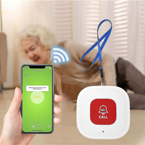 Κουμπί κλήσης φροντιστή WiFi για σύστημα παρακολούθησης ηλικιωμένων στο σπ